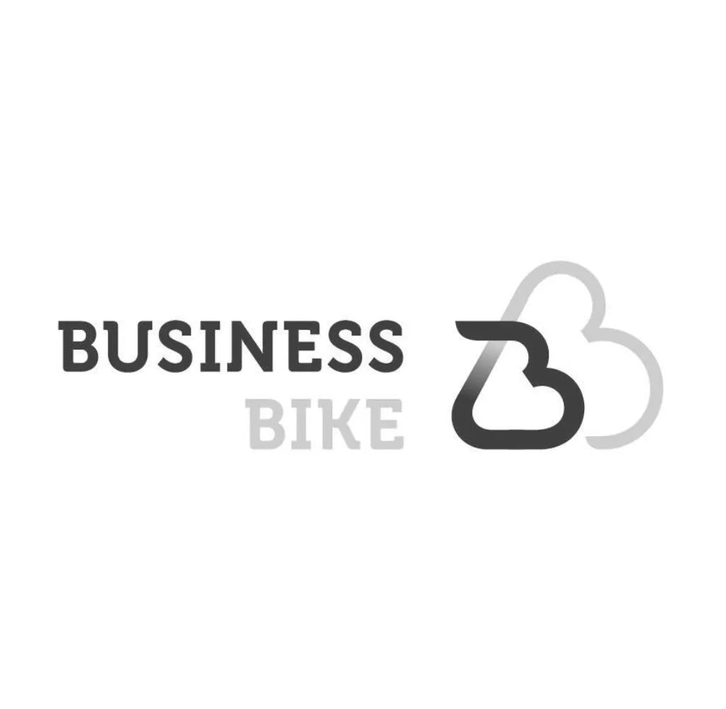 business bike logo grau